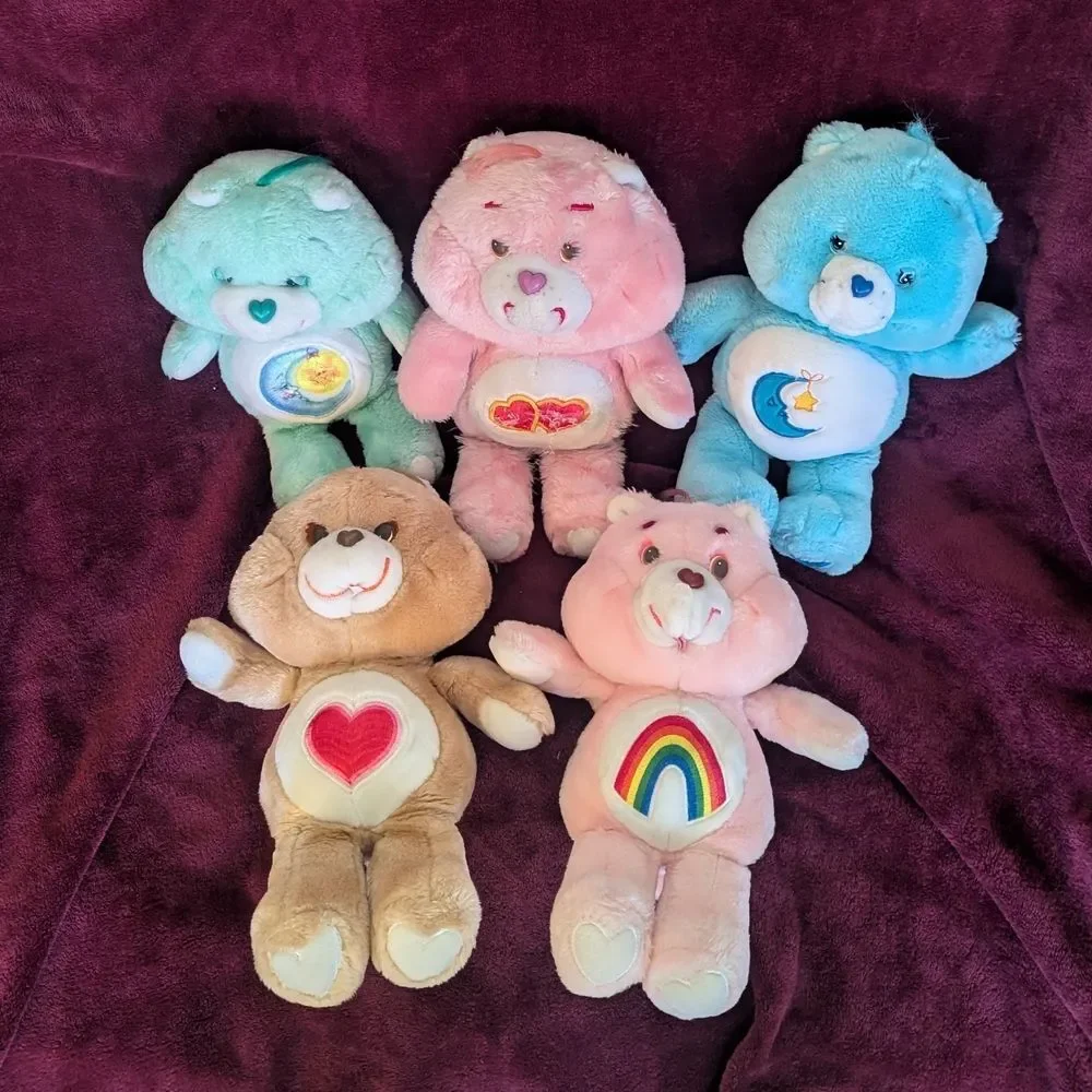 Vintage Care Bears: Set Of 5